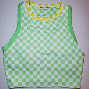 Dippin Daisy's Checkered Crop Top